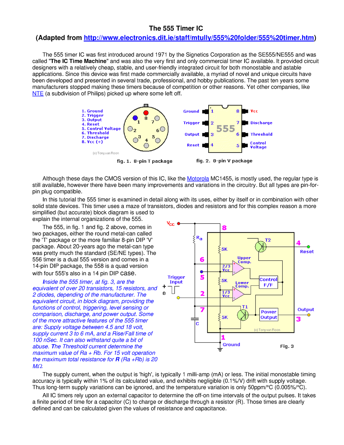 literature review on 555 timer