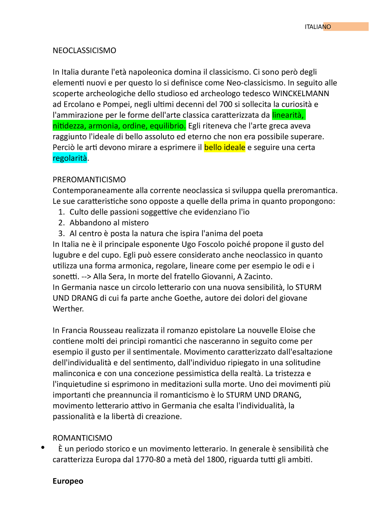 UNA Storia Semplice - Appunti corso di letteratura italiana. Spiegazione +  ricerche su internet del - Studocu