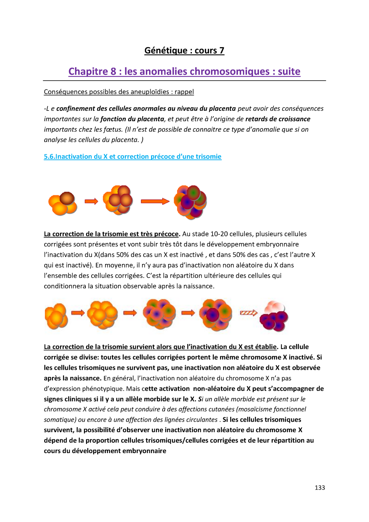 07. Génétique-cours-7-ok-pdf - Génétique : Cours 7 Chapitre 8 : Les ...