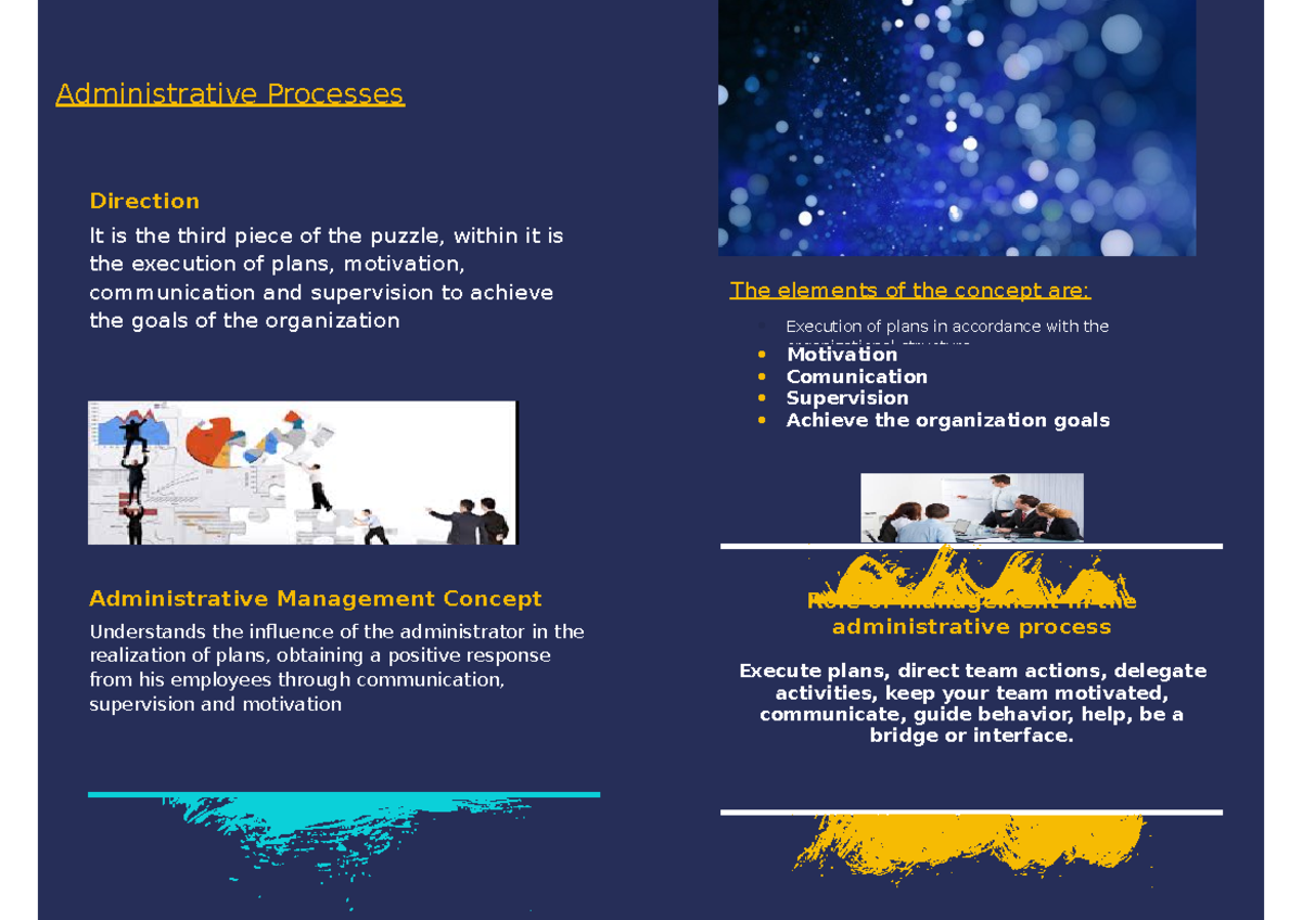 Administrative Processes - Administrative Processes Direction It is the ...