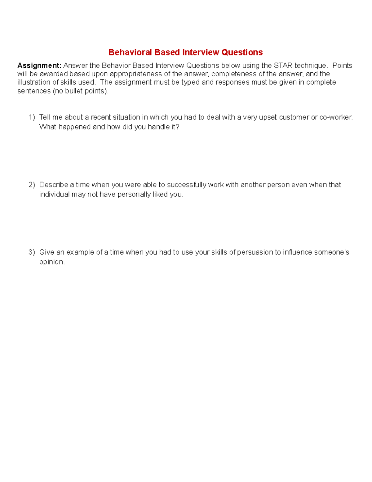 behavioral-based-interview-questions-worksheet-behavioral-based