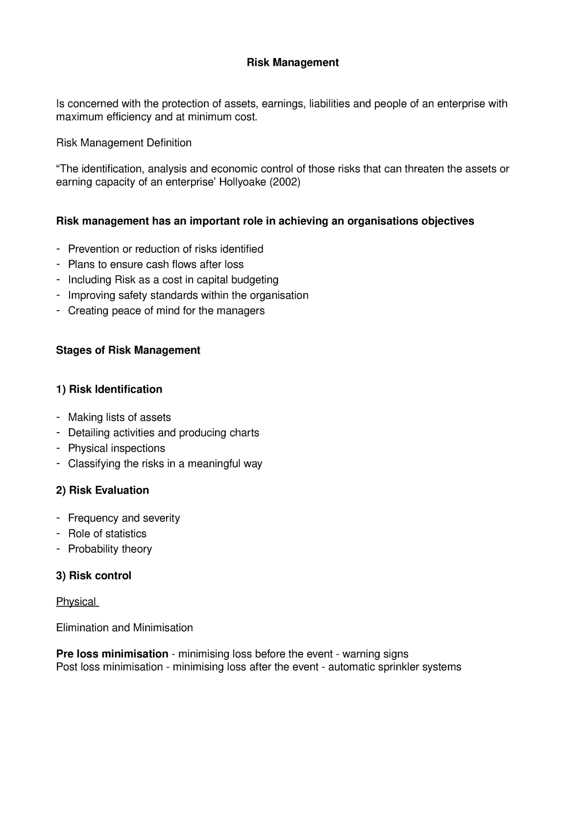risk management thesis pdf