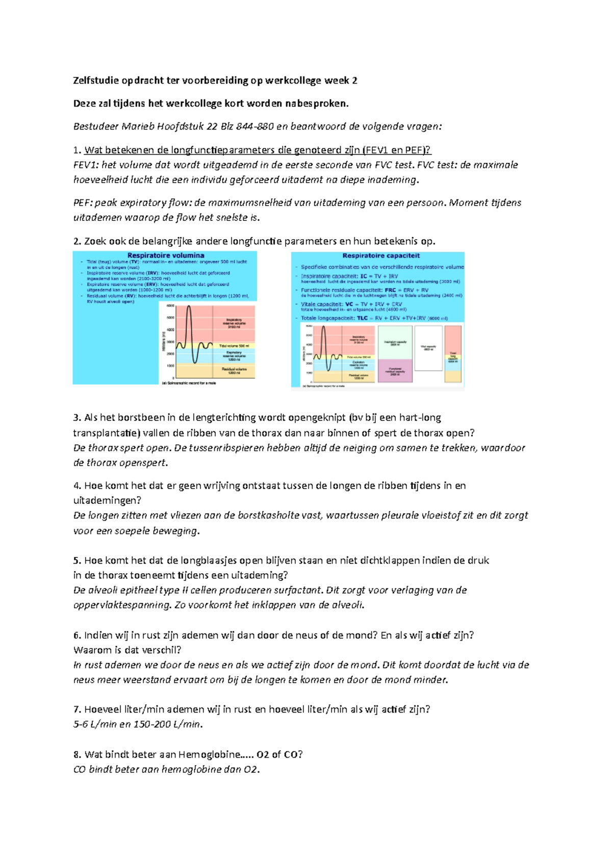 WC 2 Zelfstudie - Opdrachten + Uitwerkingen - Zelfstudie Opdracht Ter ...