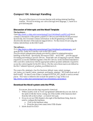 Summary - Quartus ii introduction using schematic design - Quartus II ...