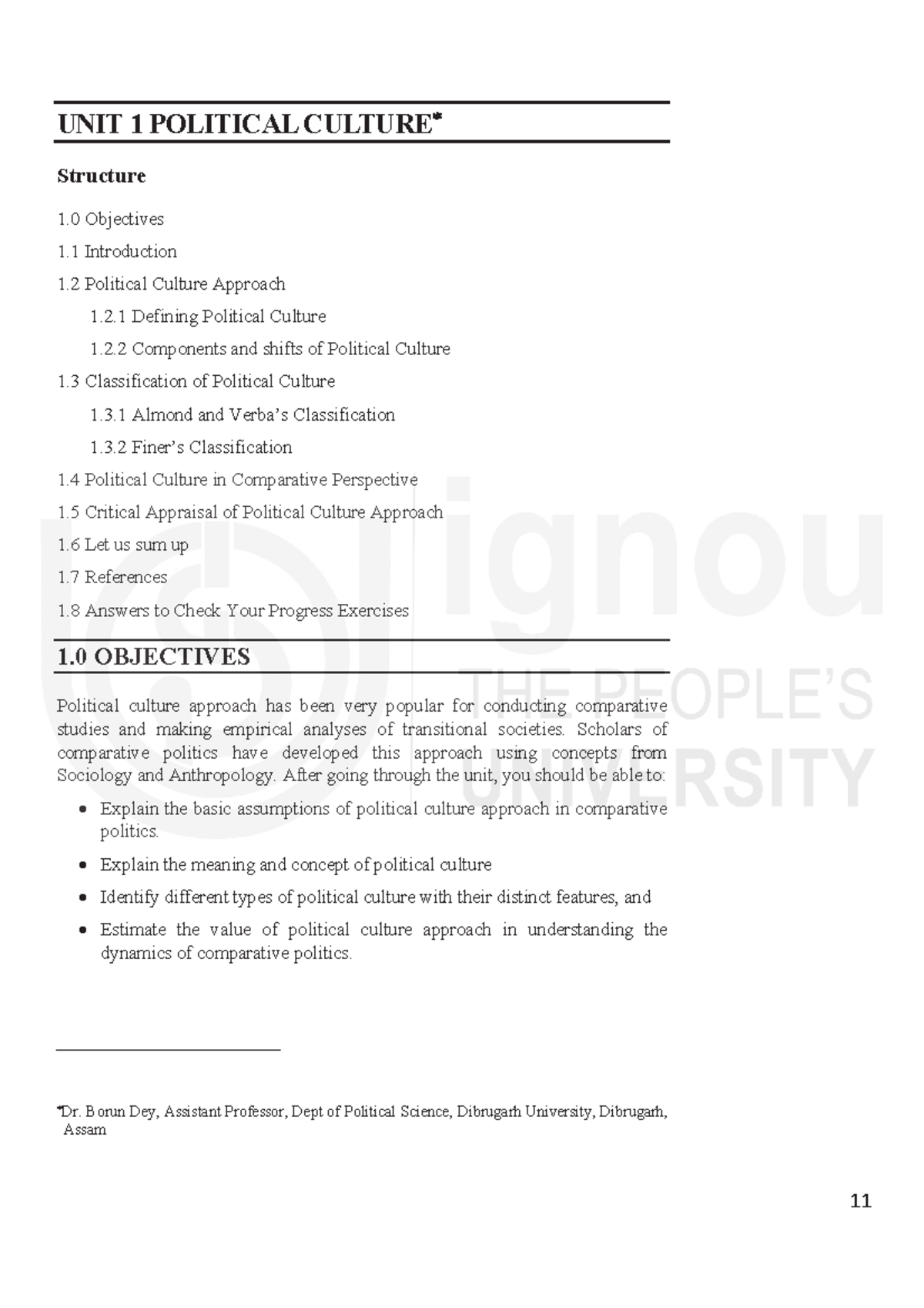 Political Culture - 2 Defining Political Culture 1.2 Components And ...