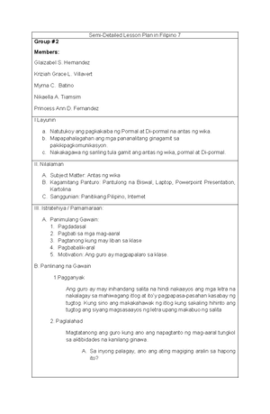 Gapos- Script - MNCKLJSJDF - Inihahandog ng F-3-1 Production GAPOS: ANG ...