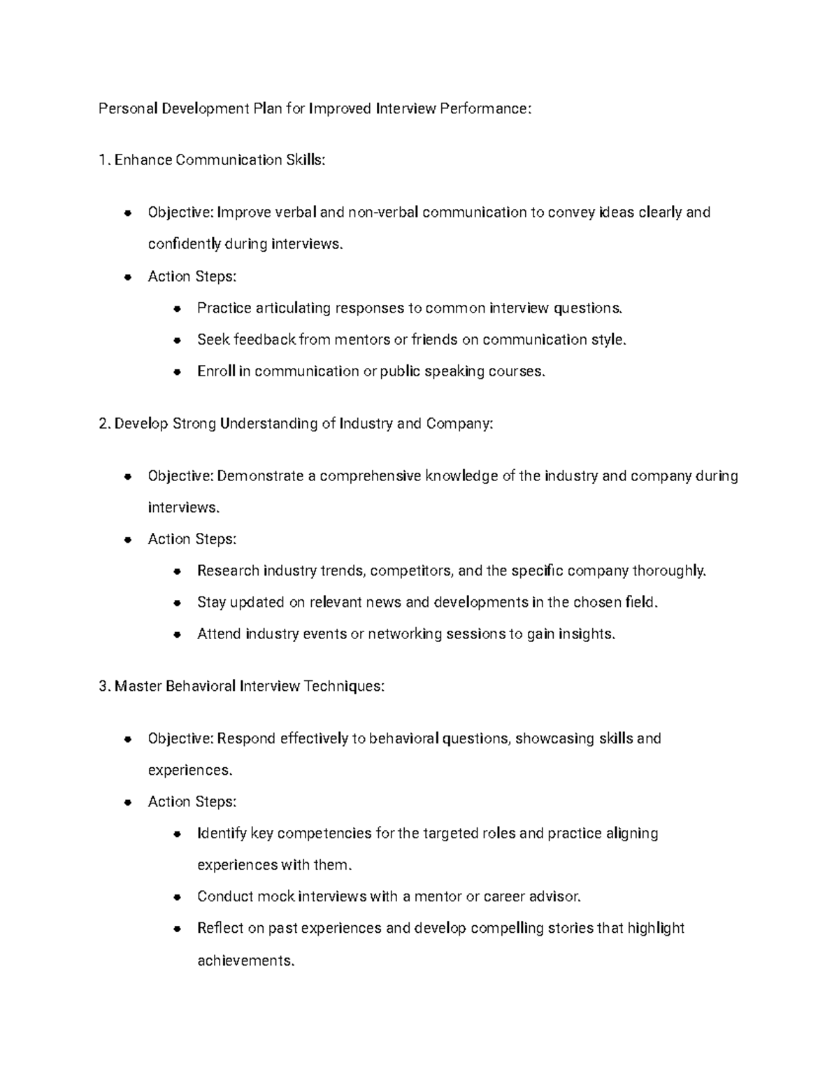 Untitled document - j asa jasj sj - Personal Development Plan for ...