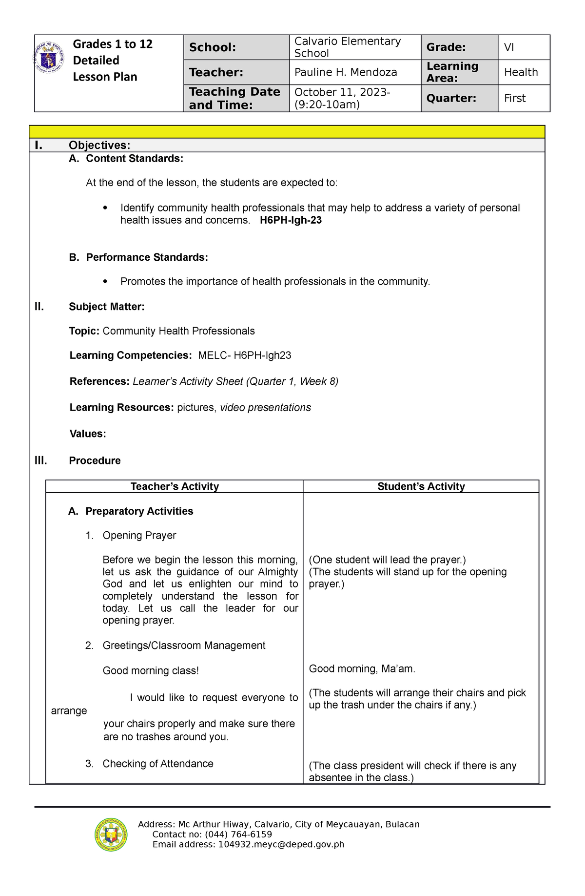 COT 1 2023 2024 LECTURE Grades 1 To 12 Detailed Lesson Plan   Thumb 1200 1835 