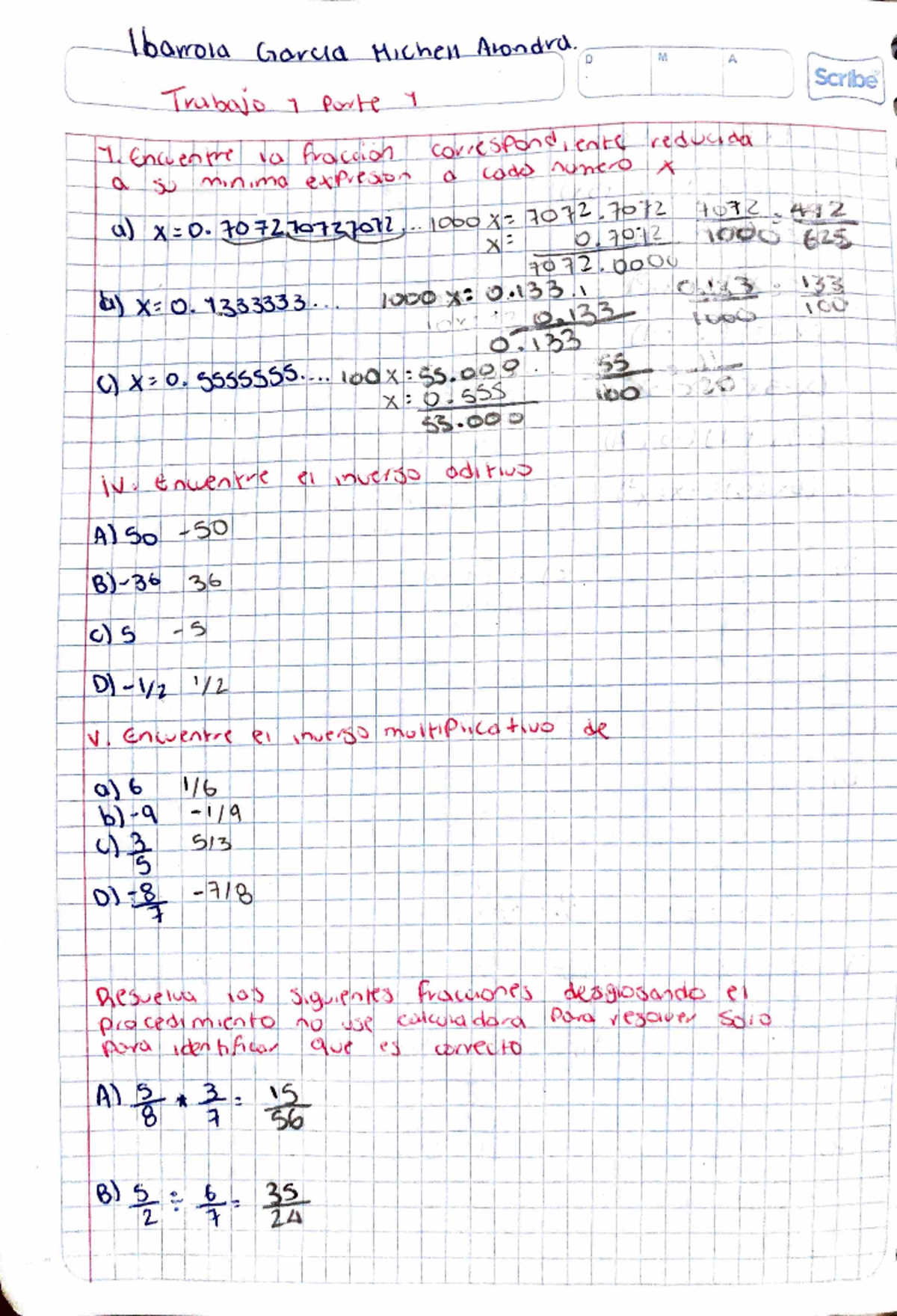 Actividad Matematicas - ¡ 1 •! 1 1! - 1 1 1 V' ~ - ': 1 1 - 1 L - 1 1 ...