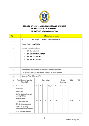 Uum course