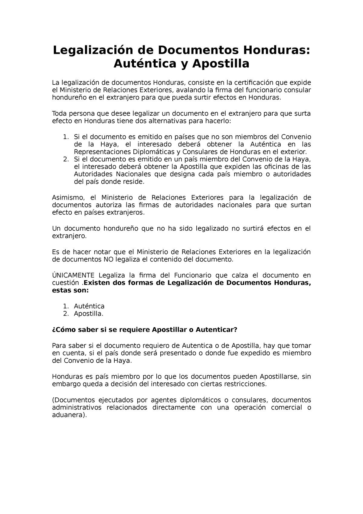 Legalización De Documentos Honduras Legalización De Documentos Honduras Auténtica Y Apostilla 2675