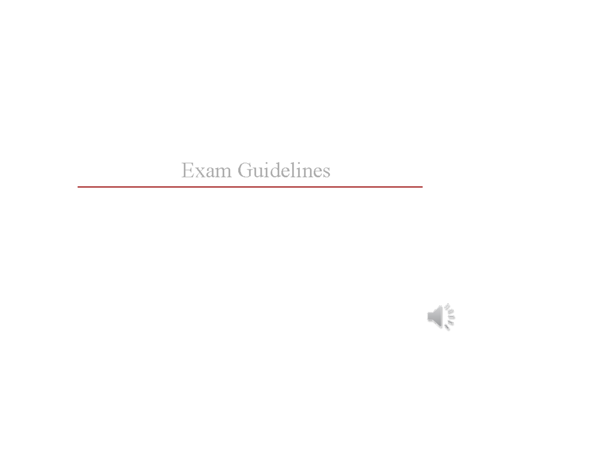 Exam+guidelines - Other - Exam Guidelines Exam Structure Each Exam (mid 