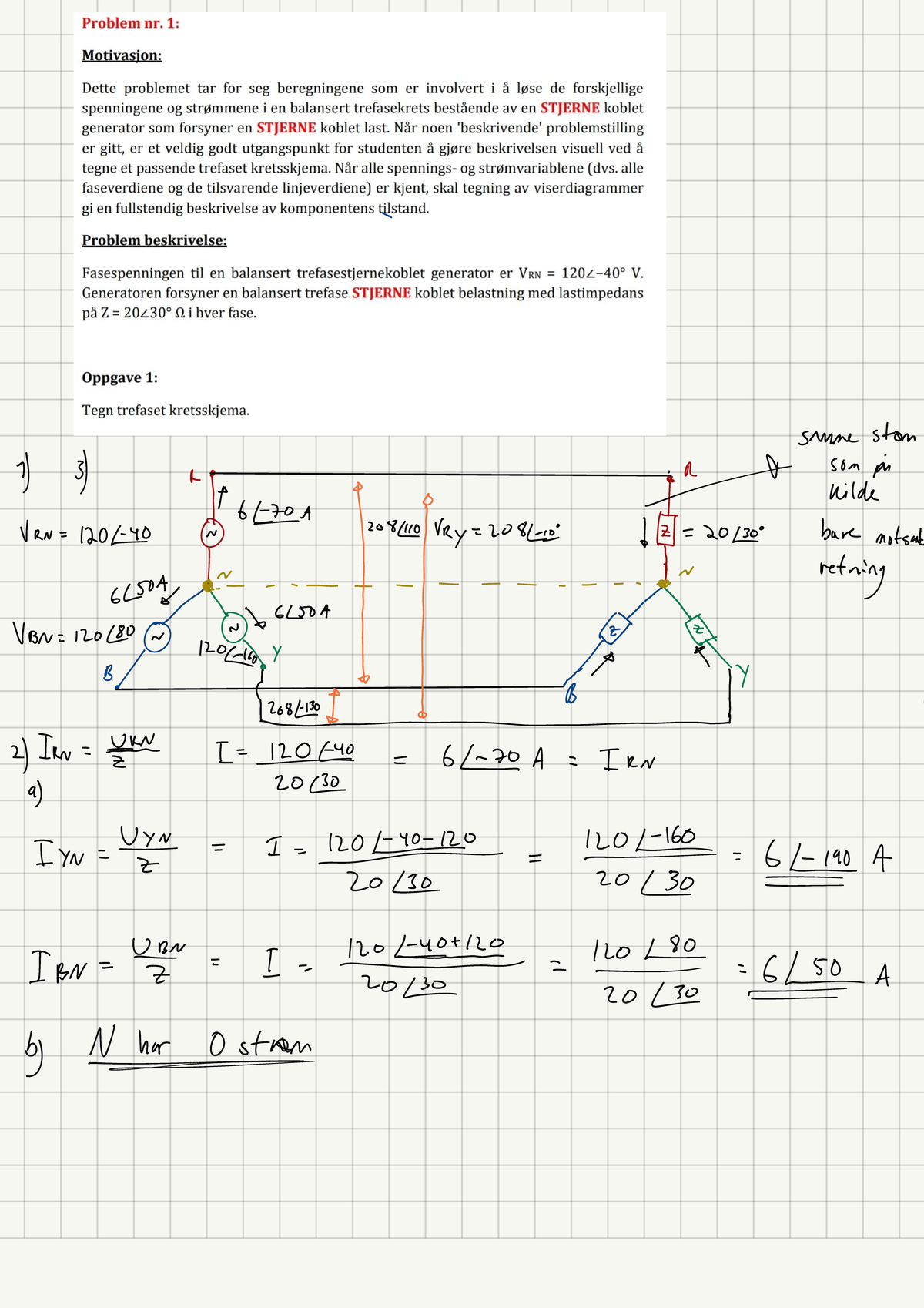 Elkraft øving 1 - Arbeidskrav 1 I Elektriske Kraftsystemer - TET4115 ...