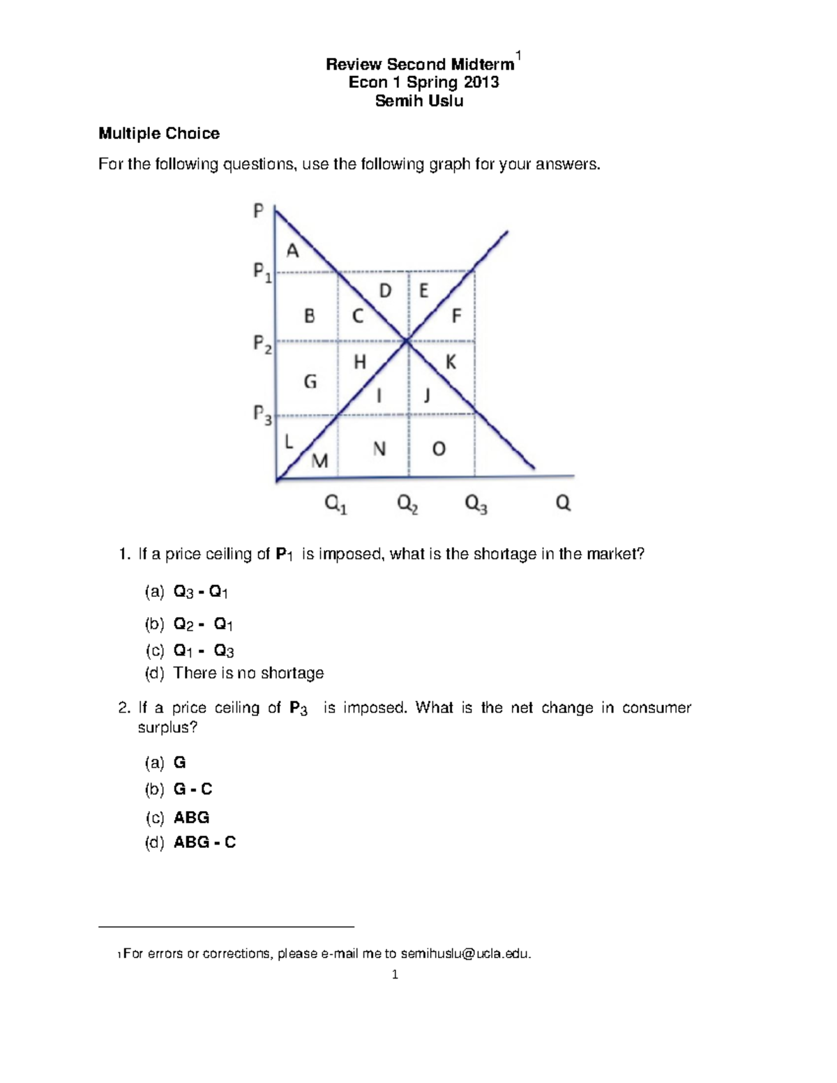 Review Second Midterm - Summary Principle Of Economics - Review Second ...