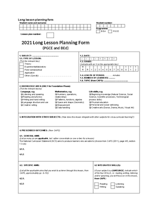 Endocrine system - LESSON PLAN GUIDELINE SCHOOL: Floors no2 High School ...