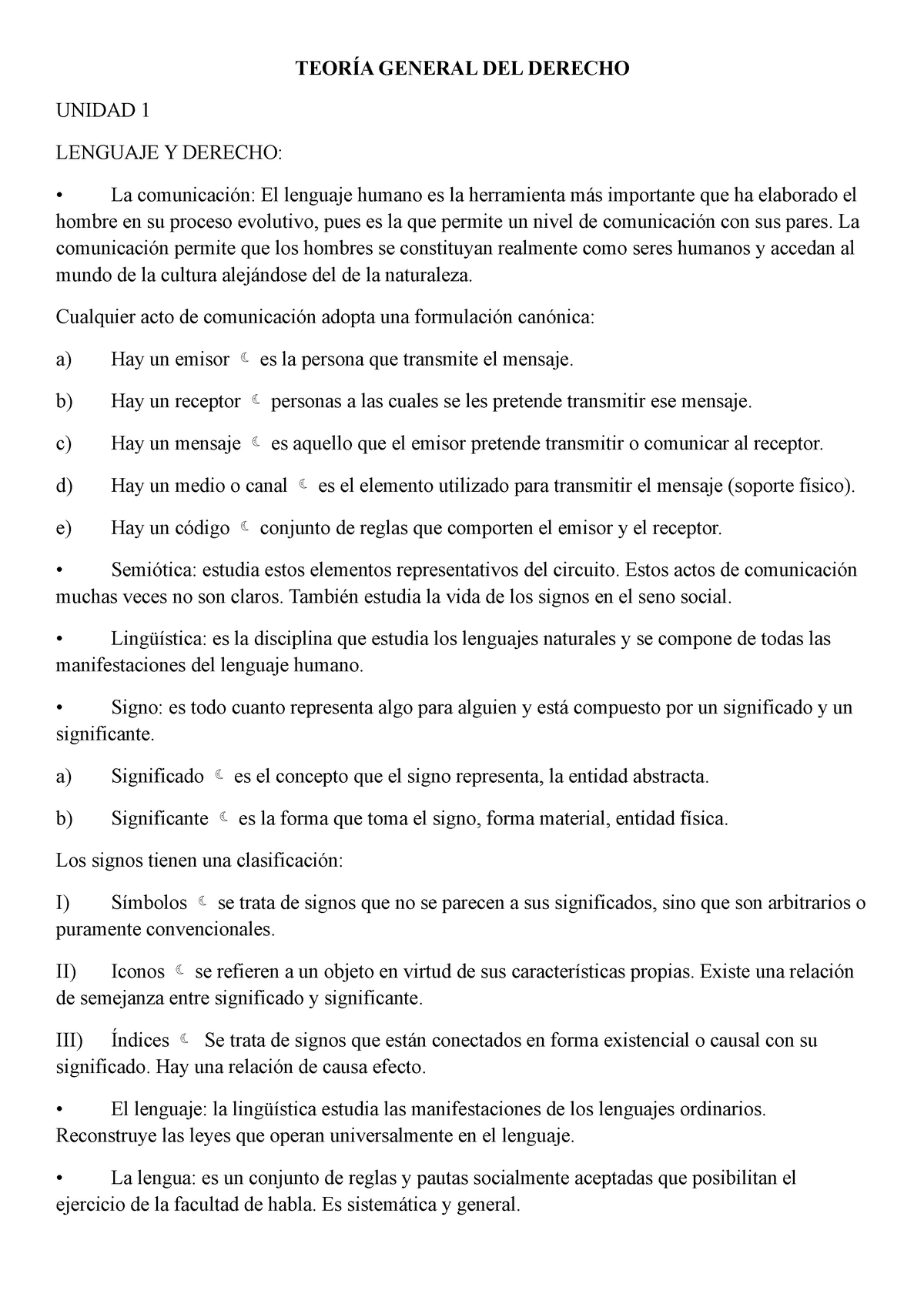 Unidad 1 Resumen Teoria General Del Derecho TeorÍa General Del