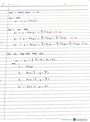 Tutorial 1 Solutions of Non Linear Equation - Introduction To Numerical ...