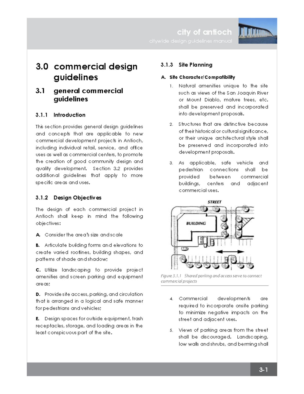 Chapter 3 Commercial Design Guidelines 3 city of antioch citywide
