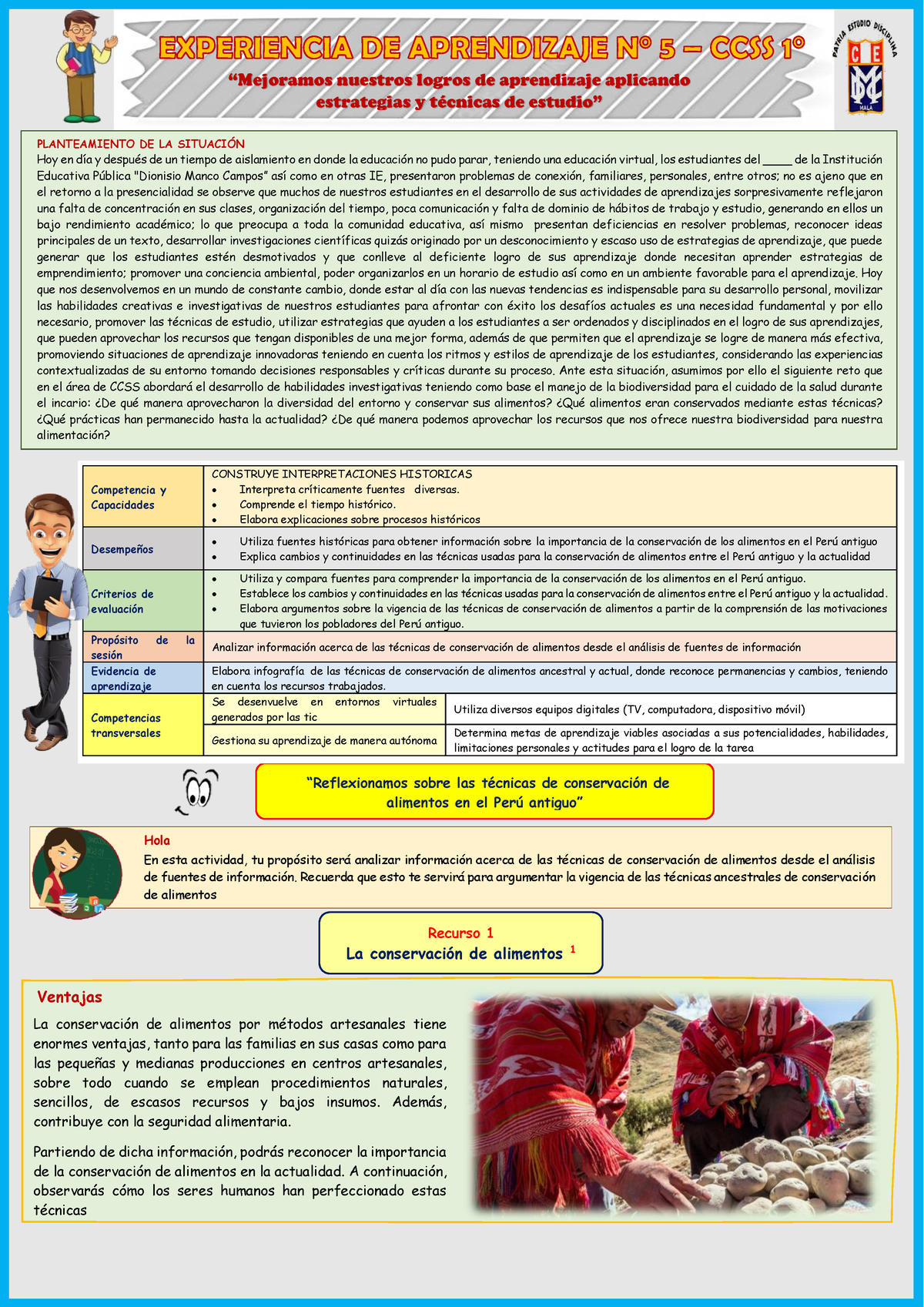 Ficha Semanal DE Ciencias Sociales - PAZ Mirza - Semana 022 ...