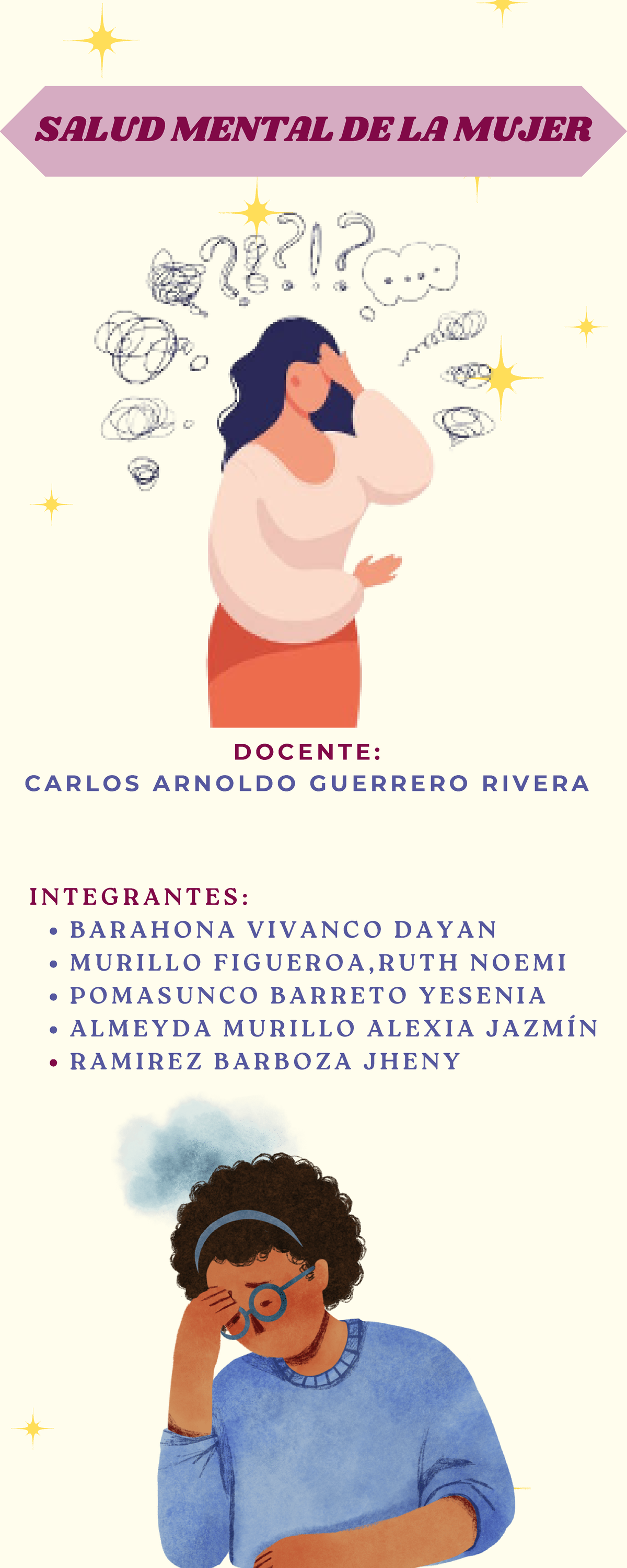 Saludmental S9 Teoría - SALUD MENTAL DE LA MUJER I N T E G R A N T E S ...