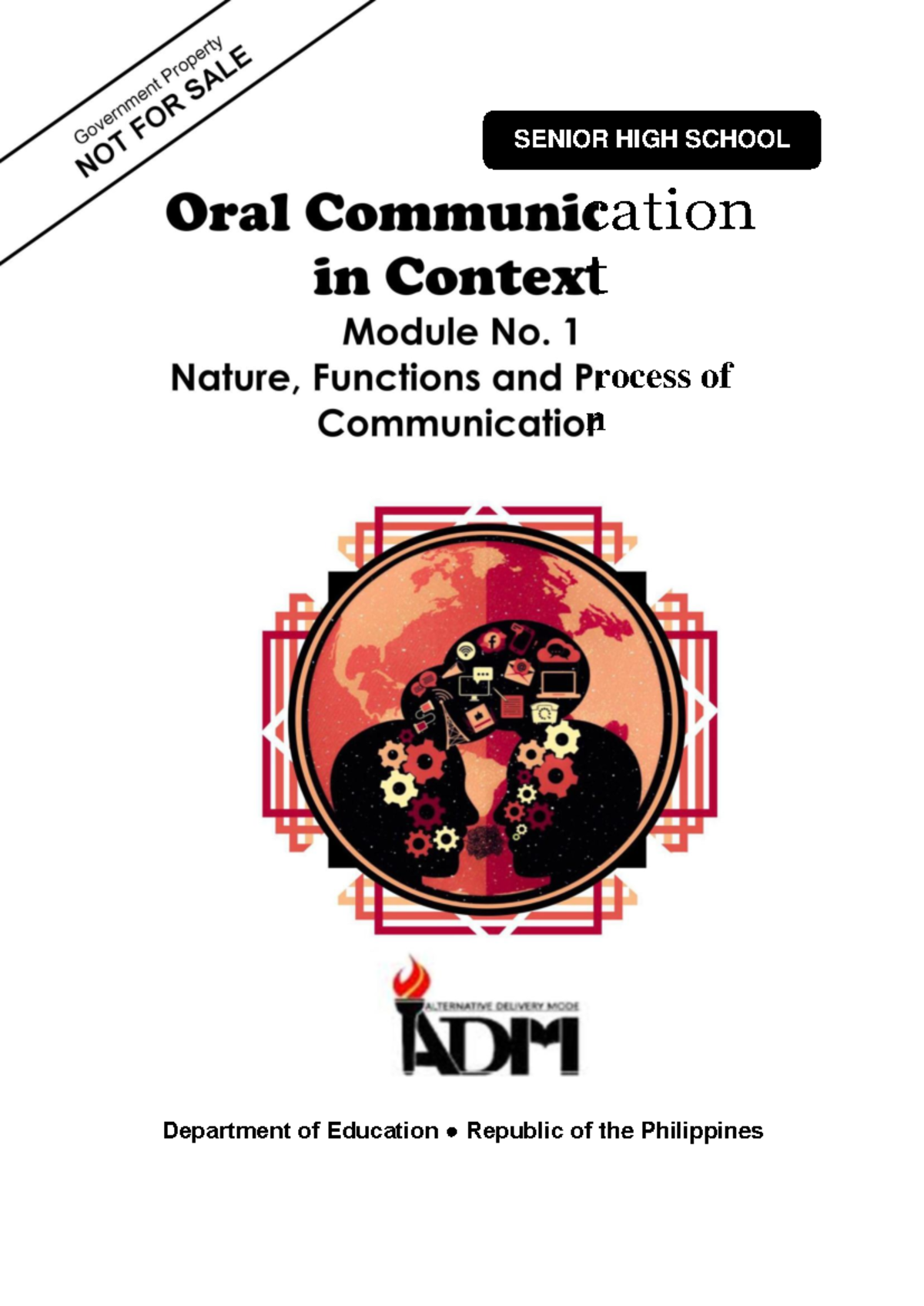 SHSG11 Q1 M1 Oral-Comunication in Context Nature Functions and ...