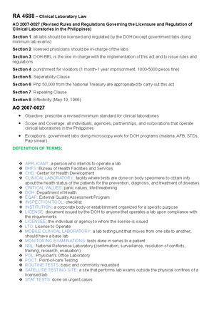 RA 7719 - RA 7719 – National Blood Services Act Of 1994 May 5, 1994 ...