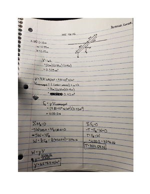 Fluid Mechanics Units And Fluid Statics Fluid Statics Is