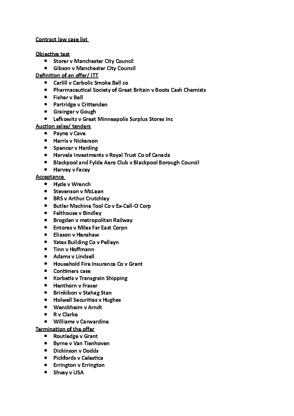contract-law-case-list-contract-law-case-list-objective-test-storer-v