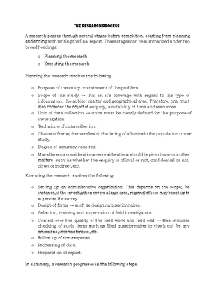 Lesson 02. Steps in the Research Process - Steps in the Research ...