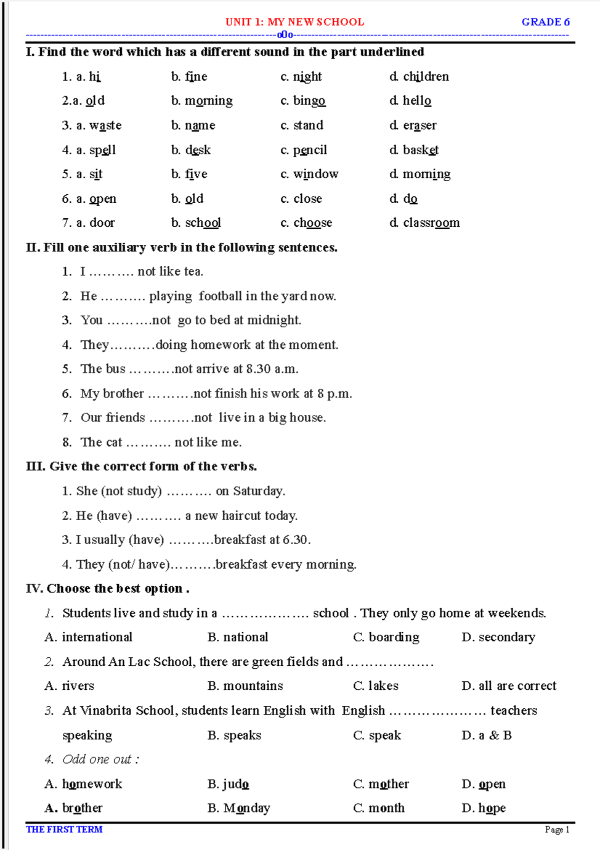 unit-1-fff-o0o-i-find-the-word-which-has-a-different-sound-in-the