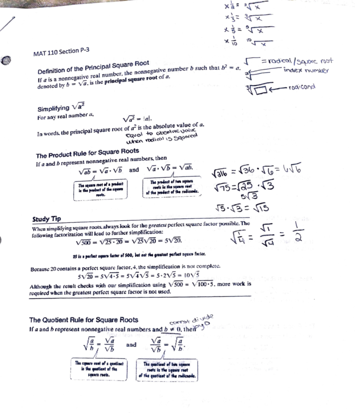 square-root-principle-notes-i-mat-110-section-p-ipal-square