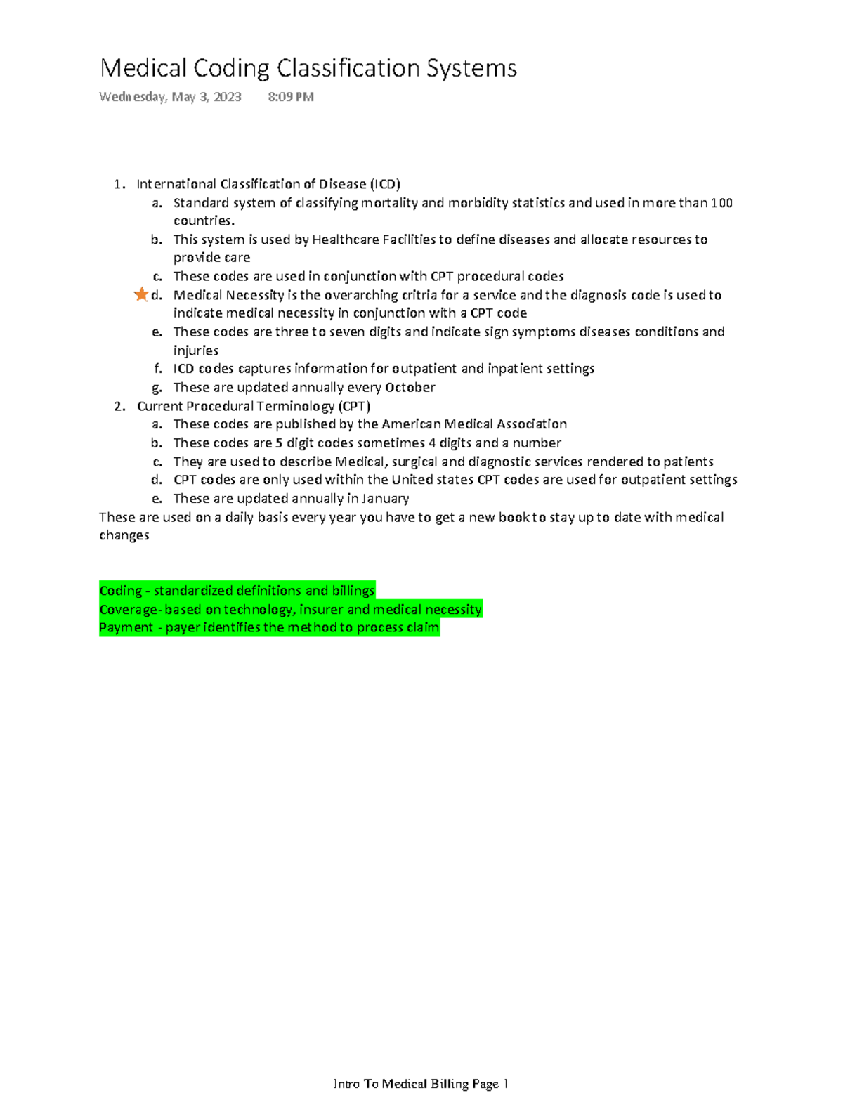 Medical Coding Classification Systems - International Classification of ...