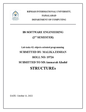 Software Engineering Project Report Sample 1 - Software Engineering ...