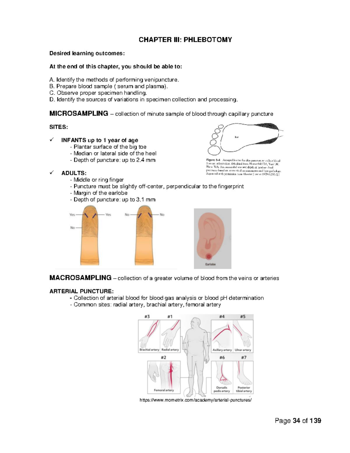 UB Clichm 1 Phlebotomy and Specimen Processing - CHAPTER III ...