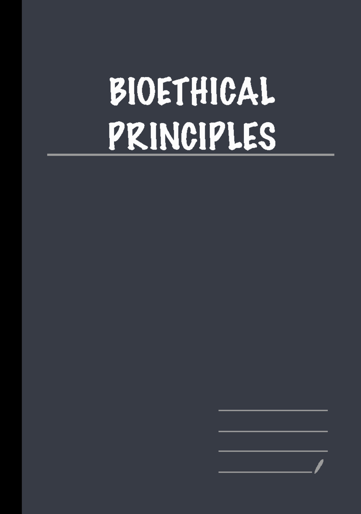 Bioethical Principles - BIOETHICAL PRINCIPLES VERACITY-> "need To Tell ...