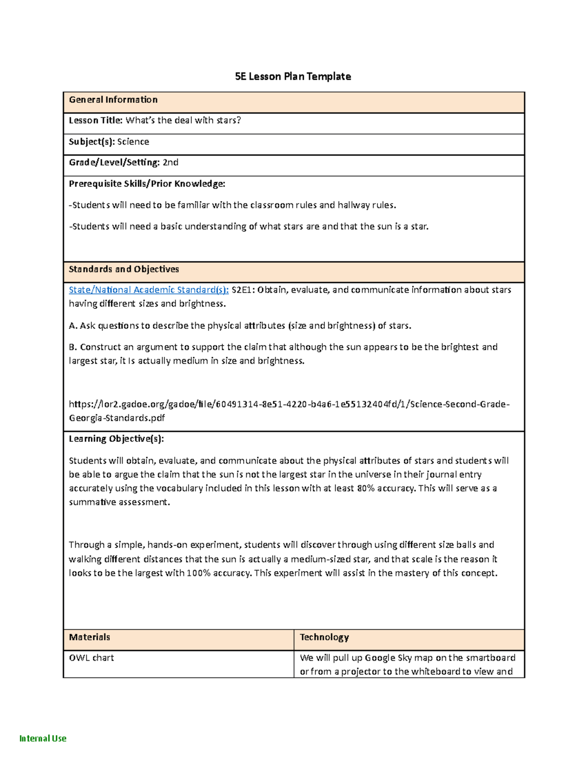 Seasons Lesson Plan A Complete Science Lesson Using The 5e Method Of 