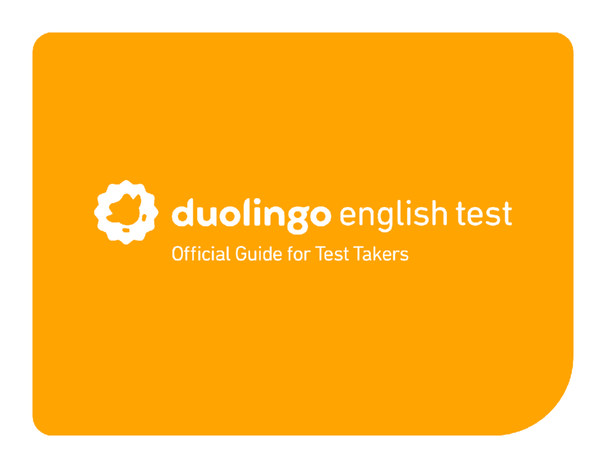 DET Official Guide for Test Takers (EN) - 2022-02 - Table of Contents ...