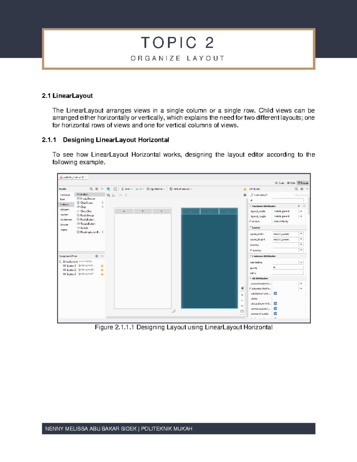 LAB Activity 1 Organize Layout - T O P I C 2 O R G A N I Z E L A Y O U ...