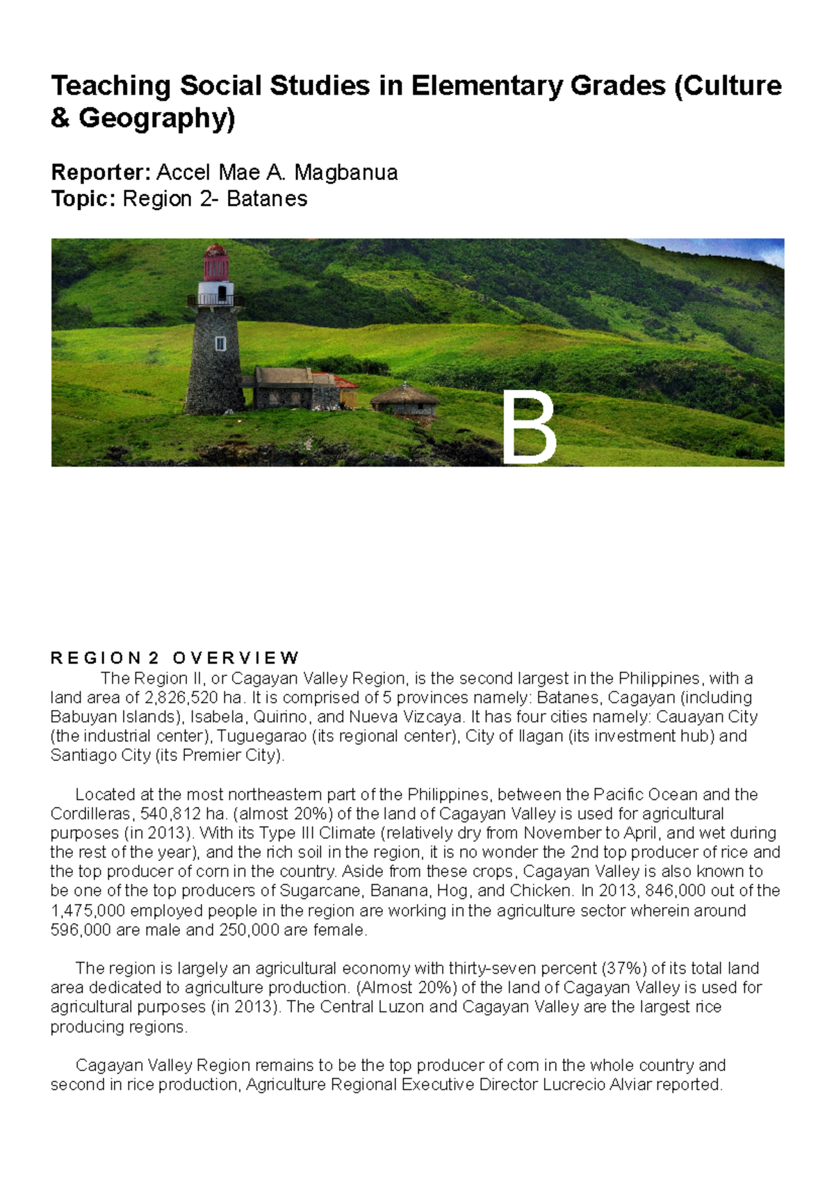 MAAM Lovely Teaching Social Studies in Elementary Grades (Culture