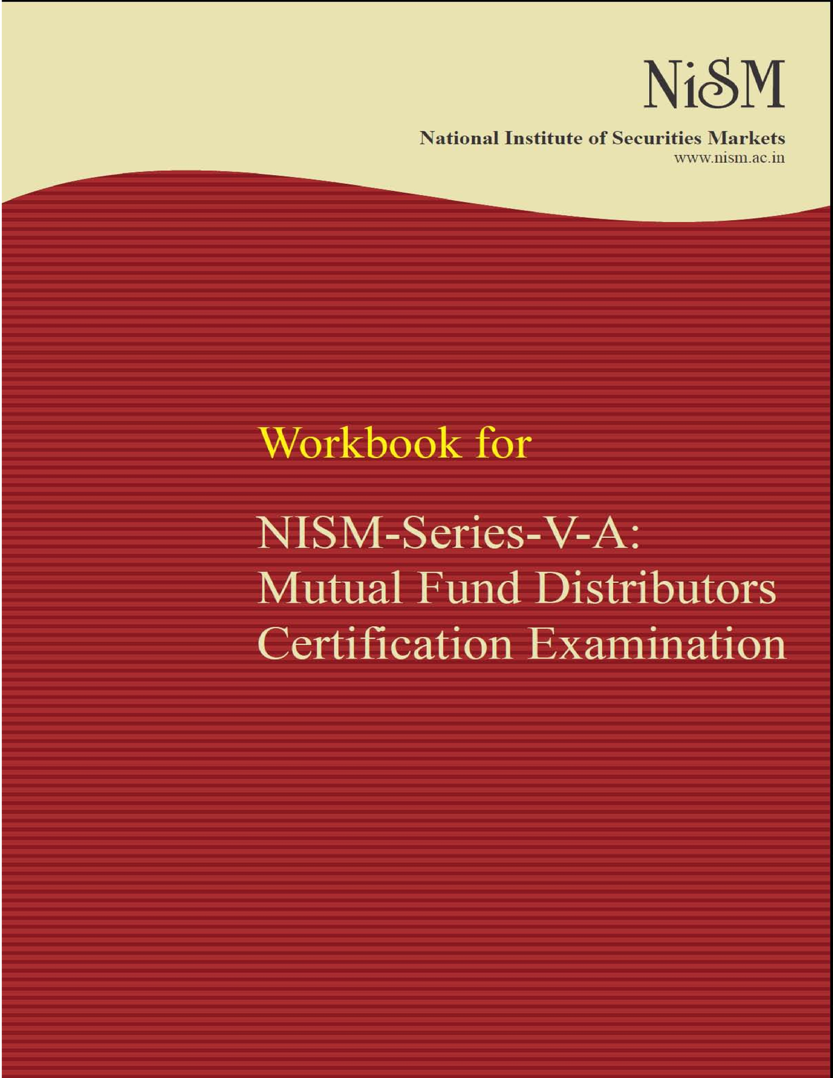 NISM-Series-VA Mutual Fund Workbook - Workbook For NISM-Series-V-A ...