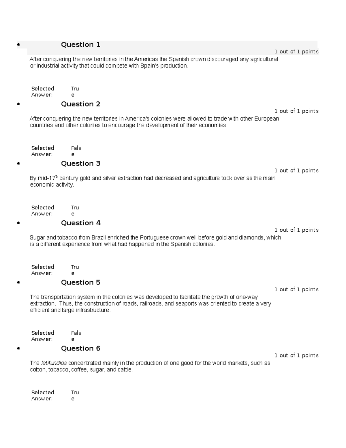 Latin america midterm - Information on final exam - SS 446 - FIT - Studocu