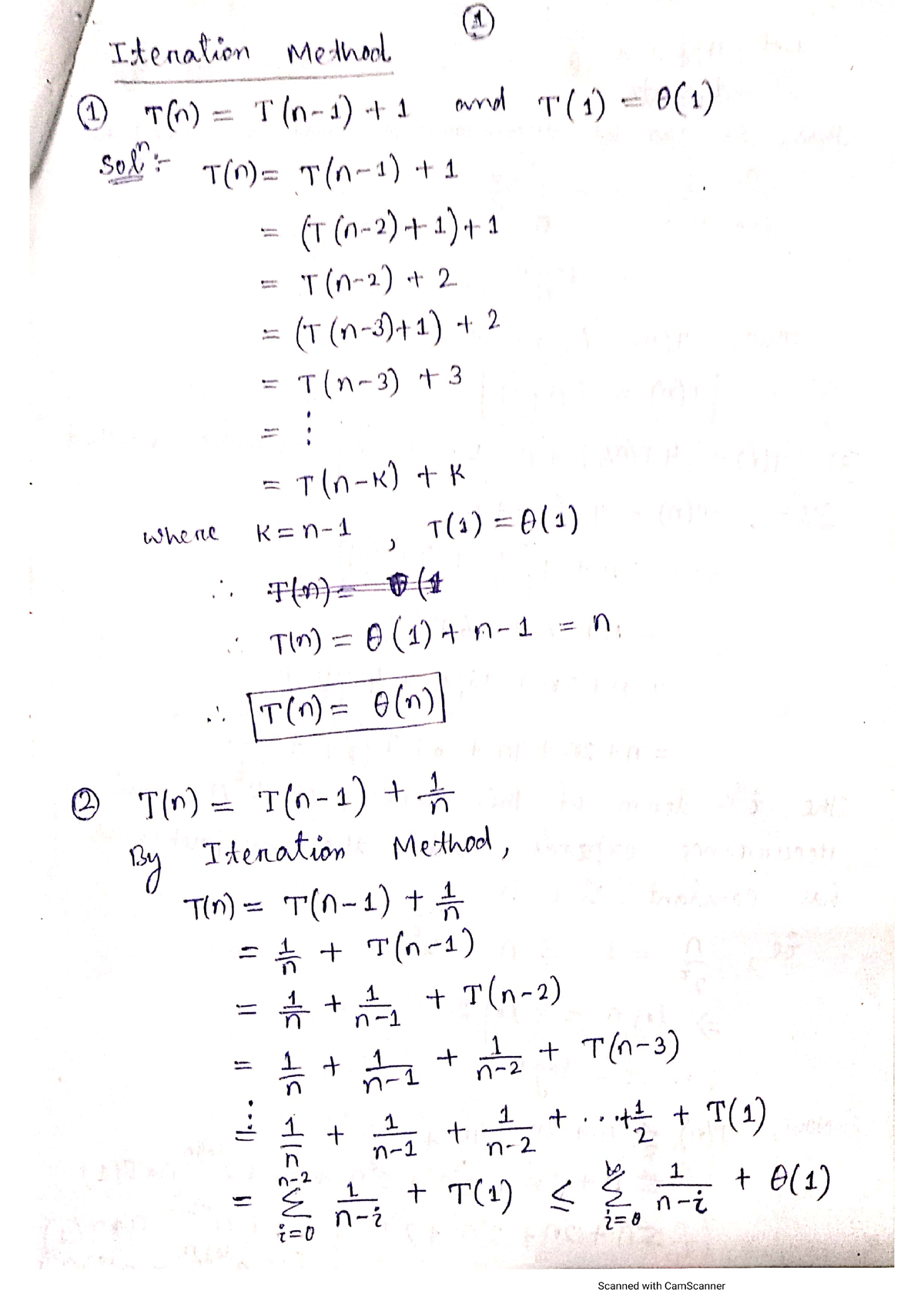 Iteration Method - B.tech - Studocu