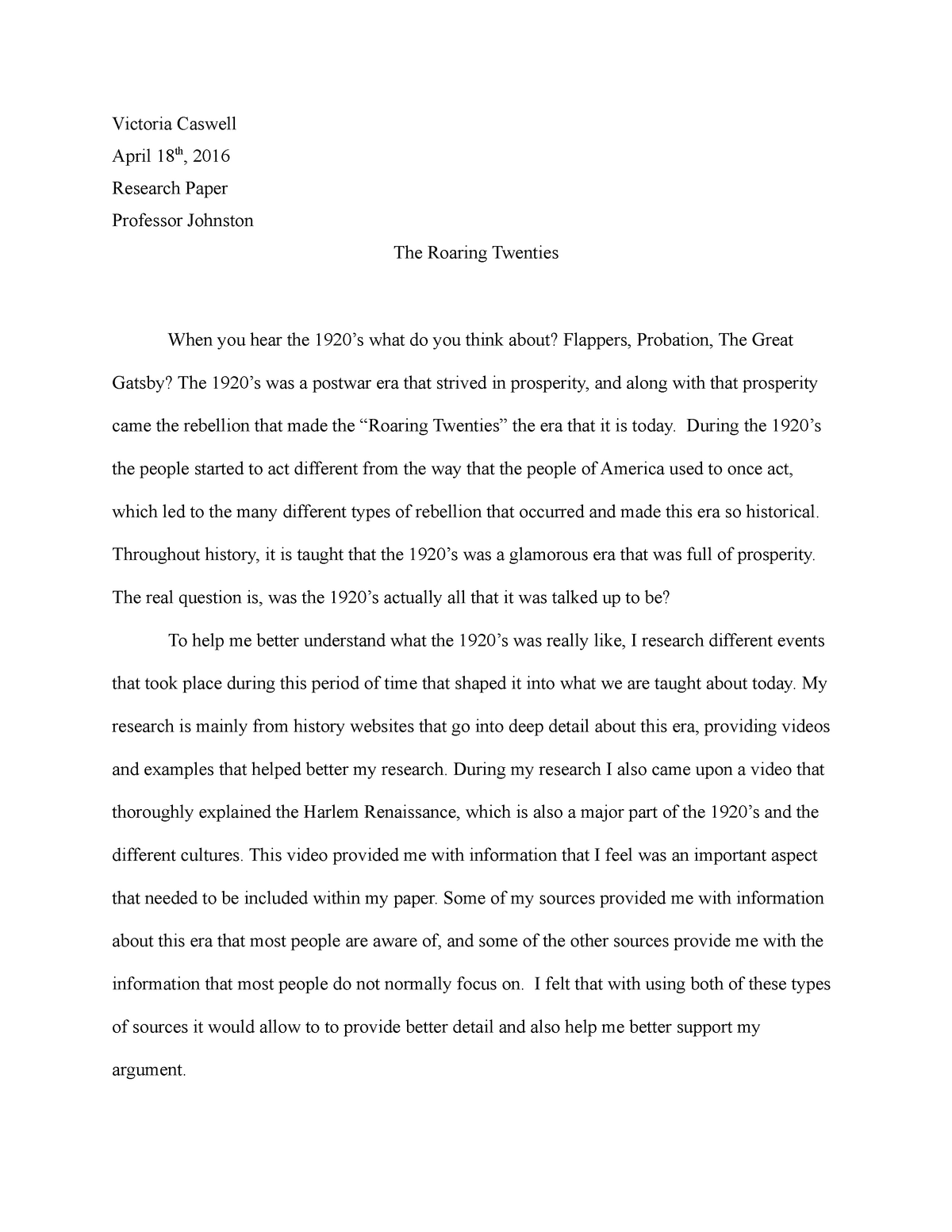history research paper ideas