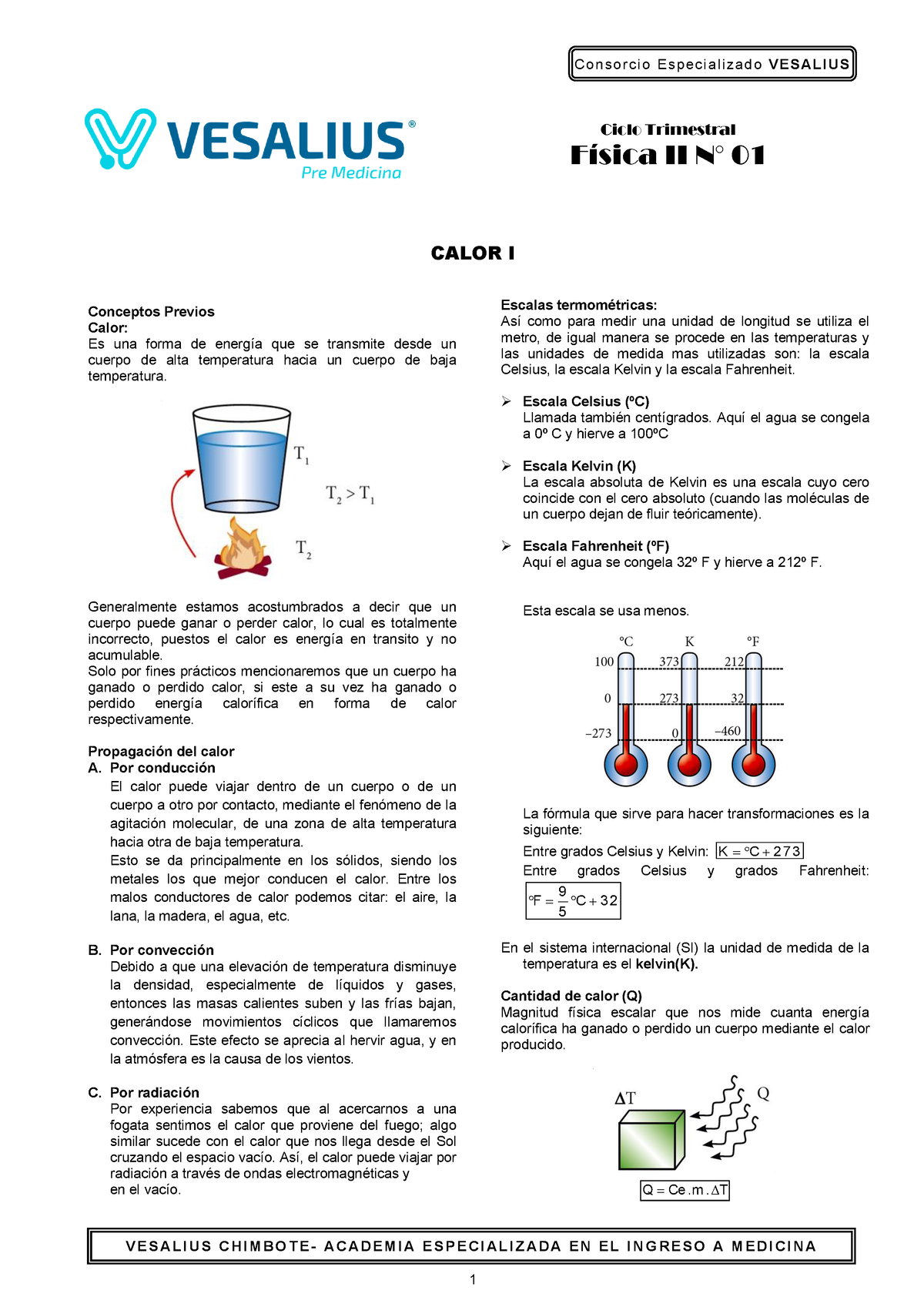 (01) Fisica II. Calor I - V E S A L I U S C H I M B O T E - A C A D E M ...