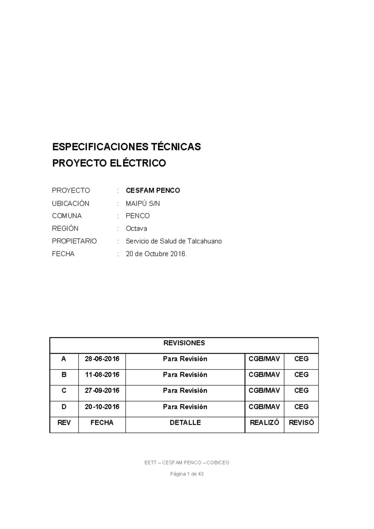 2010 16- EETT Cesfam Penco EETT - EETT – CESFAM PENCO – CGB/CEG ...