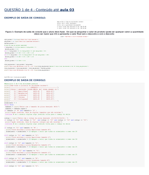 Caderno De Exercicios Da Atividade Pratica De Logica De Programacao E ...