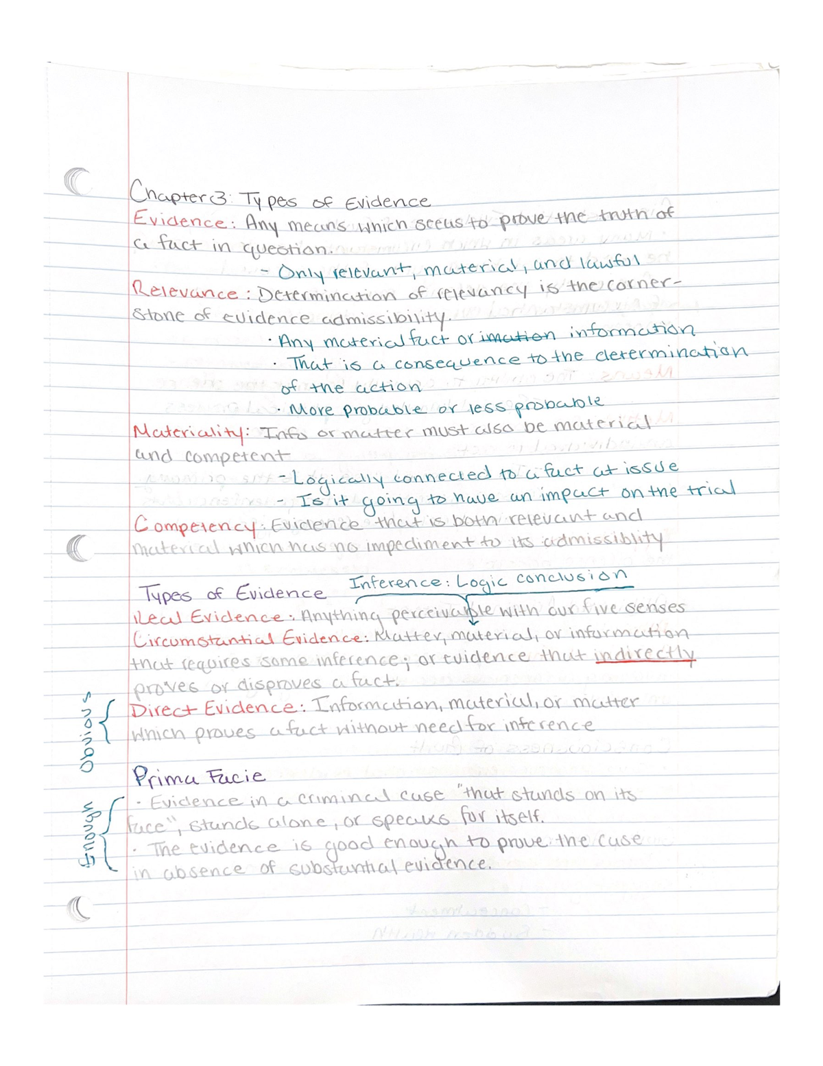 Chapter 3 Types Of Evidence - CJ 2600 - Studocu