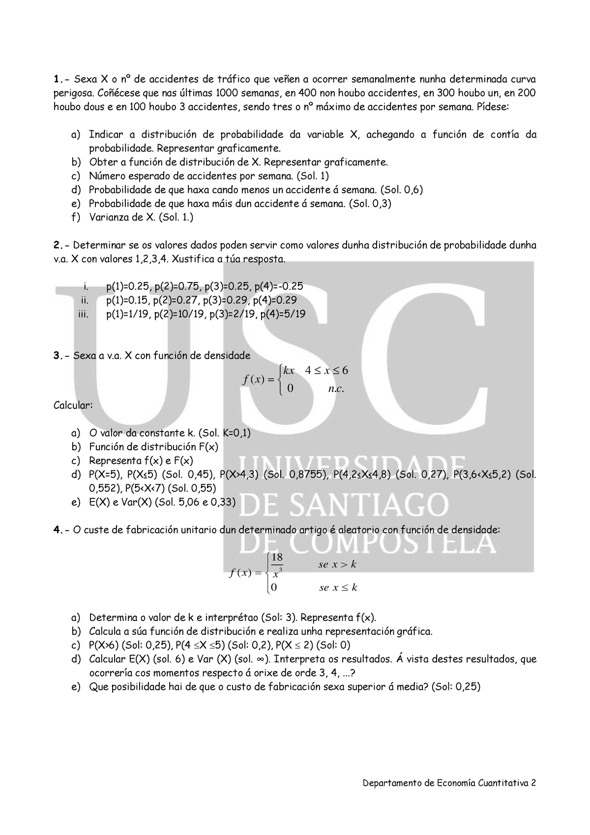 2019 20 Eeii Tema 2 Exercicios Enunciado 2 Departamento De Economía Cuantitativa 2 1 Sexa X 2064