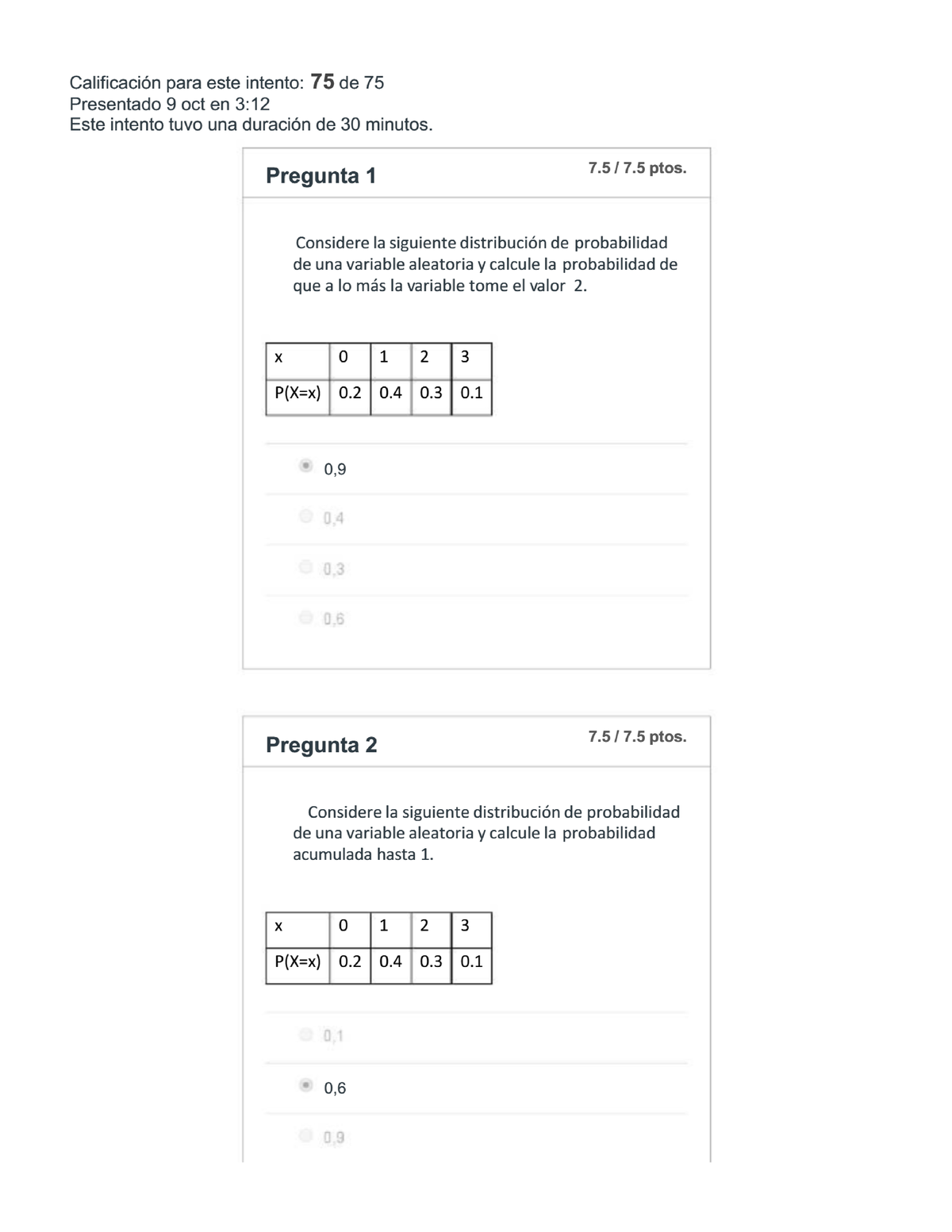 Quiz 2 - Semana 6 Probabilidad Y Estadistica - PDF Free Download - Studocu