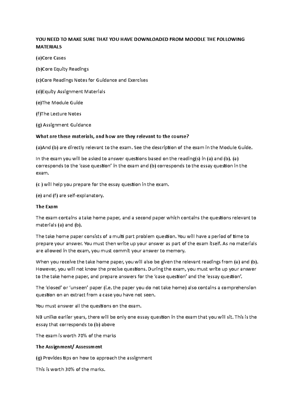 Sample/practice exam 2020, questions and answers - YOU NEED TO MAKE ...